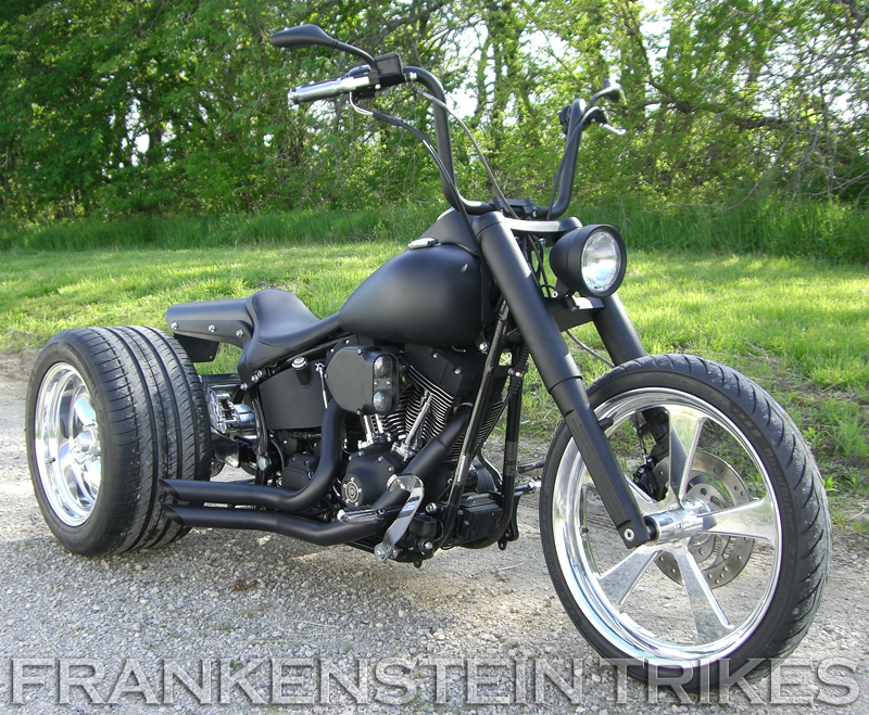 Harley Davidson Softail with Frankenstein Trike Kit